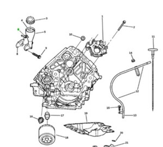 53032800AA CHRYSLER Клапан PCV вентиляции картерных газов купить в Хмельницкий