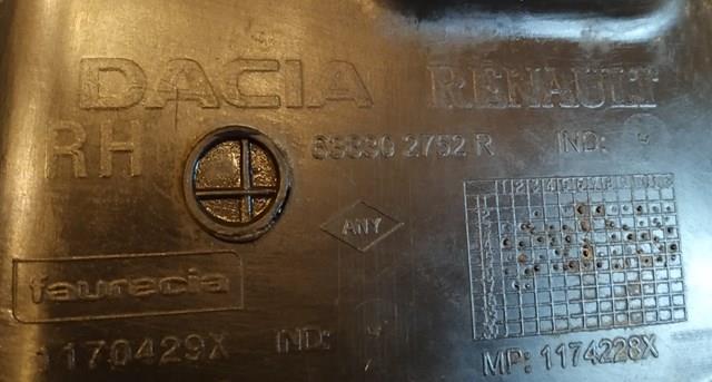 RENAULT 638302752R Подкрылок крыла переднего правый передний в наличии Полтава