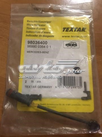 TEXTAR 98036400 Датчик износа тормозных колодок передний в наличии Николаев