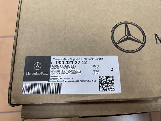MERCEDES A000421271264 Передние тормозные диски в наличии Харьков