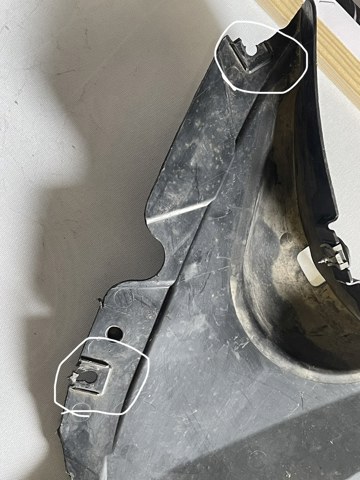 Защита бампера переднего, правая 51118054552 BMW