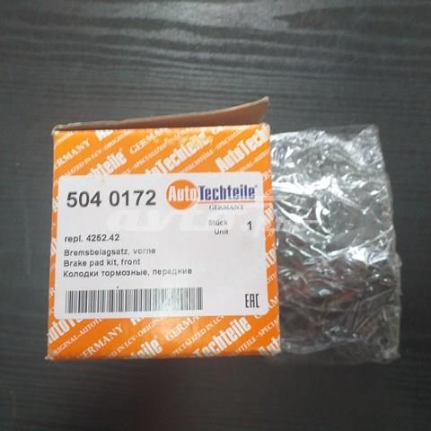 AUTOTECHTEILE 5040172 Передние тормозные колодки в наличии Запорожье