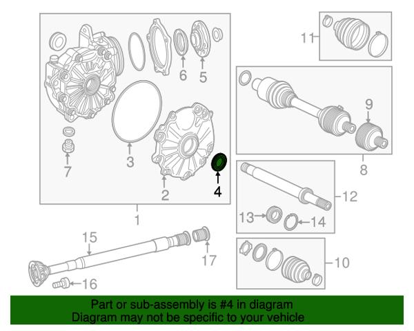 0139971946 Сальник редуктора переднего моста купить Ровно