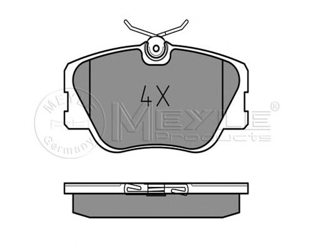 Колодки тормозные 0252094119 MEYLE