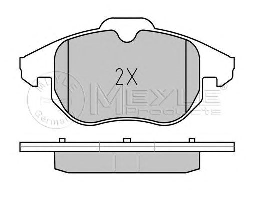 0252340220 MEYLE Передние тормозные колодки купить в Чернигов