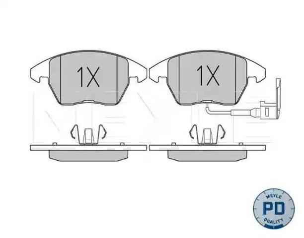 MEYLE 0252358720PD Передние тормозные колодки в наличии Львов