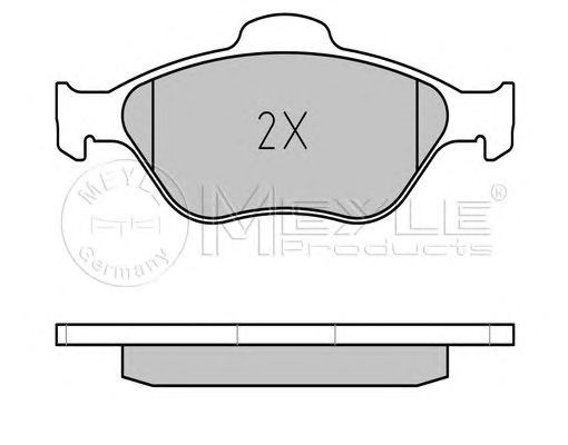 MEYLE 0252360418 Колодки тормозные передние дисковые в наличии Ужгород