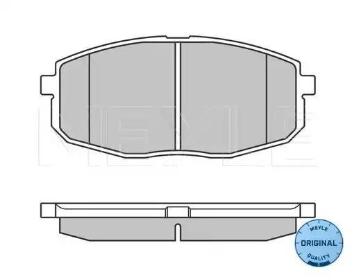 MEYLE 0252396617W Колодки тормозные передние дисковые в наличии Украина
