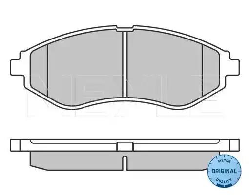 MEYLE 0252397417 Колодки тормозные передние дисковые в наличии Чернигов