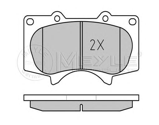 MEYLE 0252402417W Колодки тормозные передние дисковые в наличии Одесса