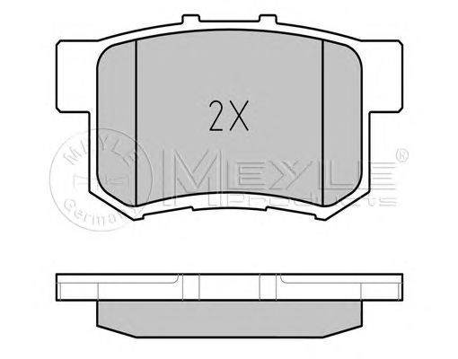 MEYLE 0252423114W Задние тормозные колодки в наличии Житомир