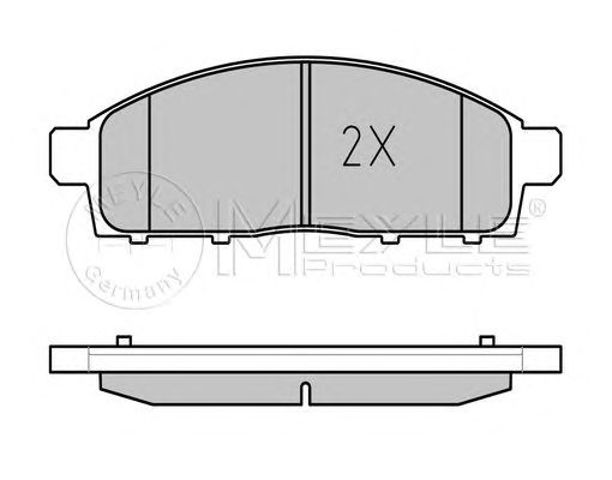 MEYLE 0252452916W Колодки тормозные передние дисковые в наличии Винница