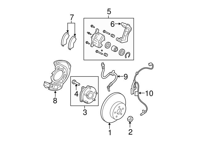 0446542180 TOYOTA Колодки тормозные передние дисковые купить в Полтава