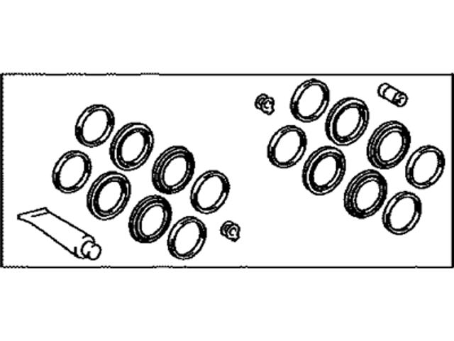 TOYOTA 0447850040 Ремкомплект суппорта тормозного переднего в наличии Черкассы