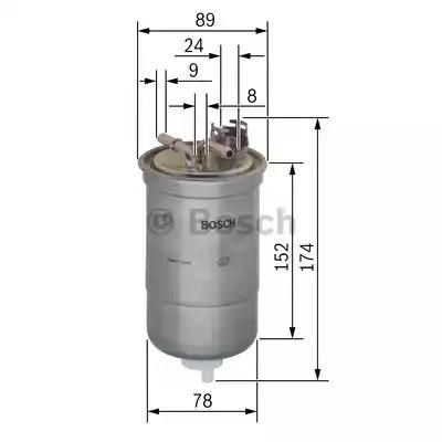0450906322 BOSCH Фильтр топливный купить в Одесса