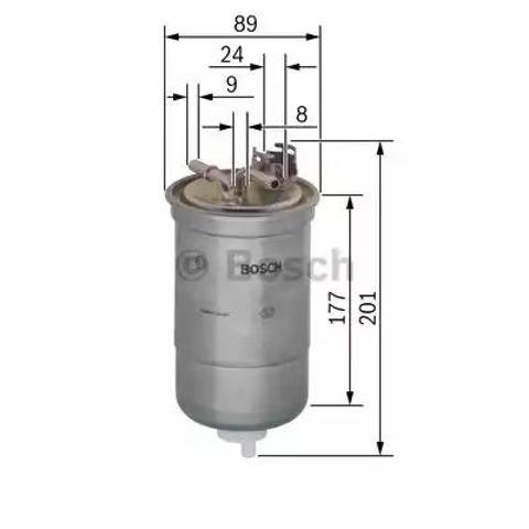 Фильтр тонкой очистки топлива 0450906374 BOSCH