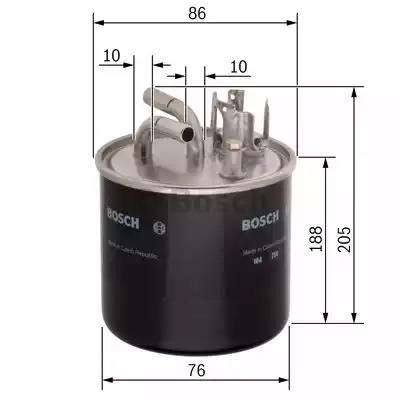 0450906459 BOSCH Топливный фильтр купить в Черновцы