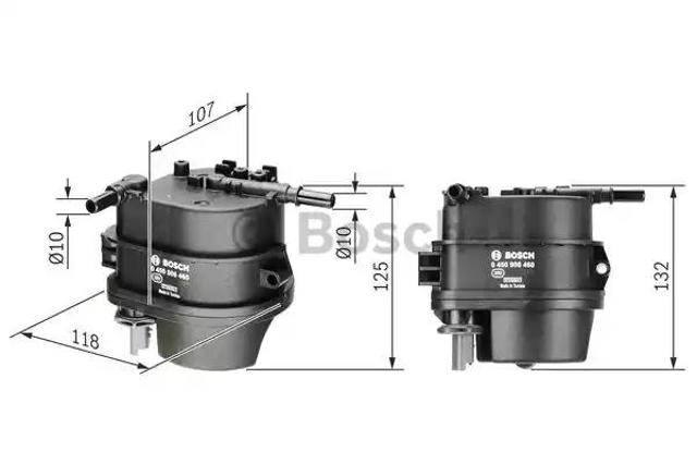0450906460 BOSCH Фильтр топливный купить в Полтава