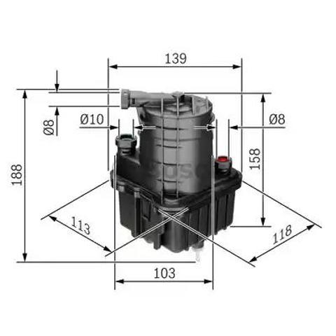 0450907015 BOSCH Фильтр топливный купить в Черкассы
