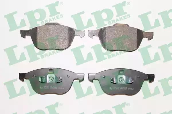 Колодки тормозные передние дисковые 05P1190 LPR