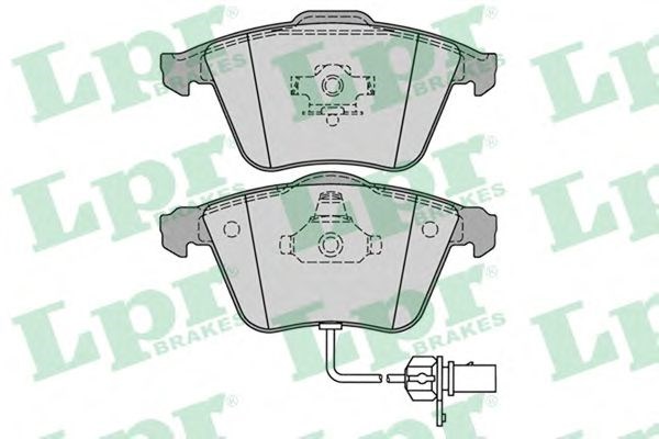 Передние тормозные колодки 05P1239 LPR