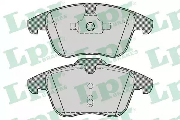 Колодки тормозные передние дисковые 05P1255 LPR