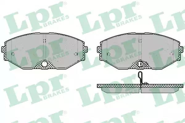 LPR 05P1357 Колодки тормозные передние дисковые в наличии Ирпень