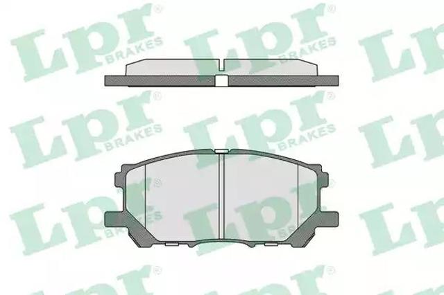 Передние тормозные колодки 05P1368 LPR