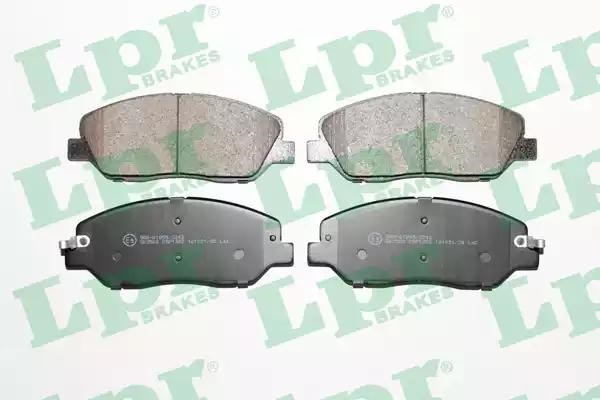 Колодки тормозные дисковые комплект 05P1382 LPR