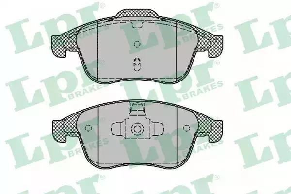 Колодки тормозные передние дисковые 05P1388 LPR