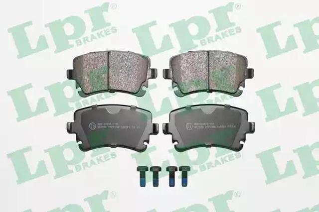 Колодки на тормоз задний дисковый 05P1398 LPR