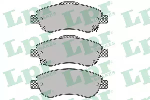 Колодки передние 05P1456 LPR