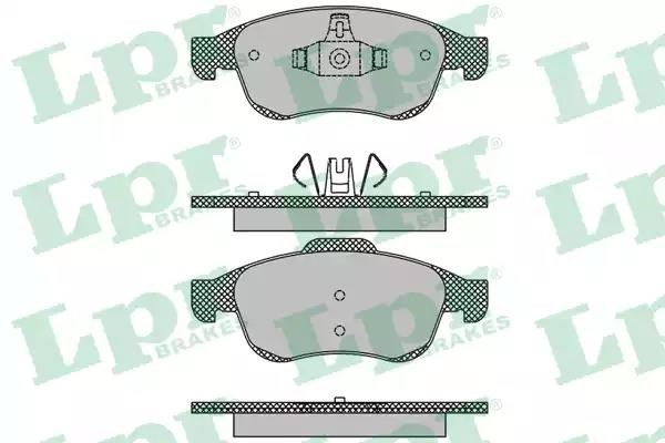 05P1493 LPR Передние тормозные колодки купить в Сумы