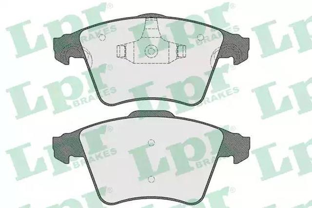 Колодки тормозные дисковые комплект 05P1526 LPR