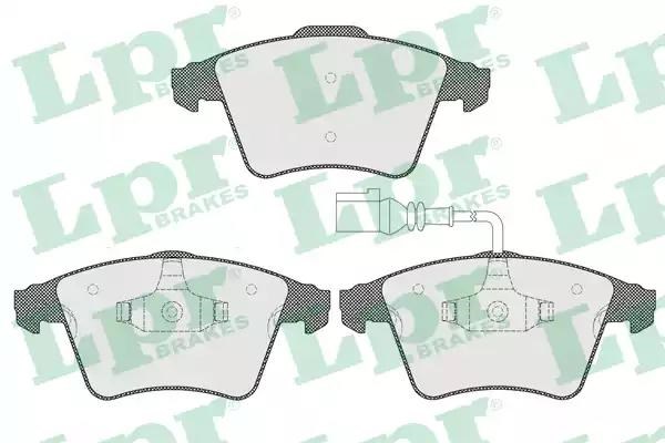 Колодки тормозные дисковые комплект 05P1536 LPR
