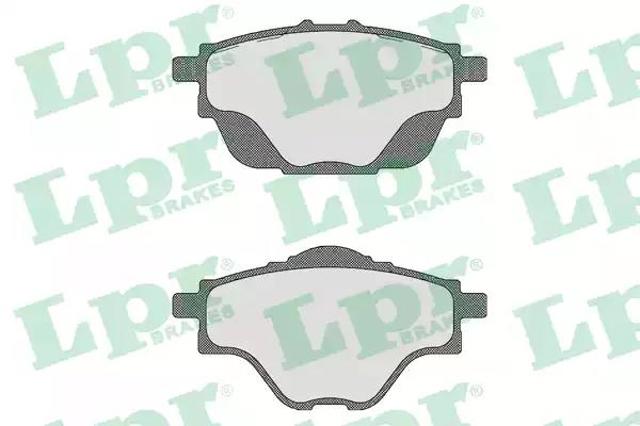 Колодки тормозные дисковые комплект 05P1873 LPR