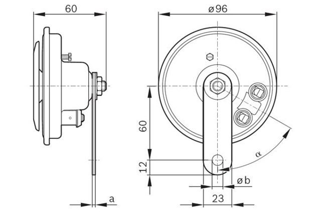 0986320133 BOSCH Звуковой сигнал купить в Харьков