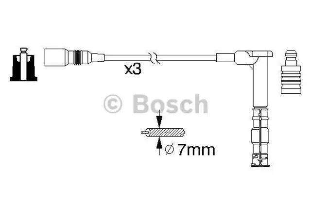 Провода зажигания 0986356316 BOSCH
