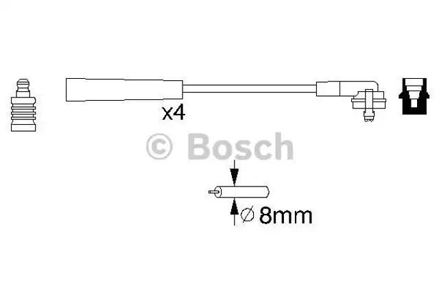 BOSCH 0986356700 Высоковольтные провода в наличии Черкассы