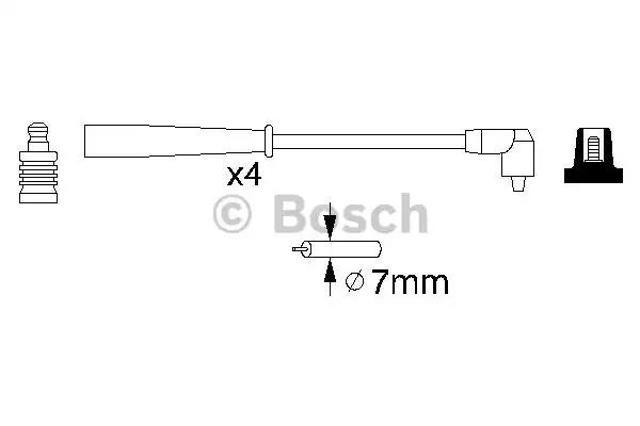 Бронепровода 0986356727 BOSCH