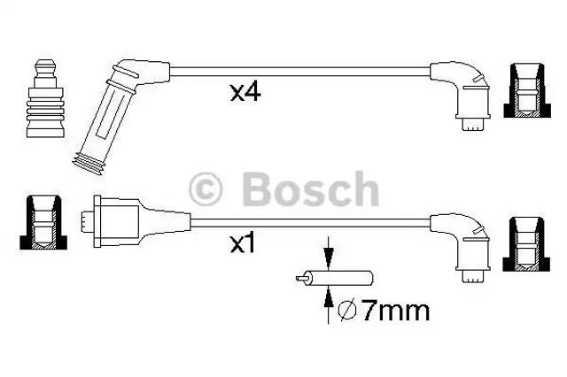 Высоковольтные провода  Hyundai Accent 1
