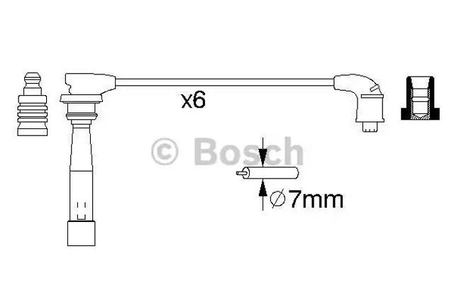 Бронепровода 0986356992 BOSCH