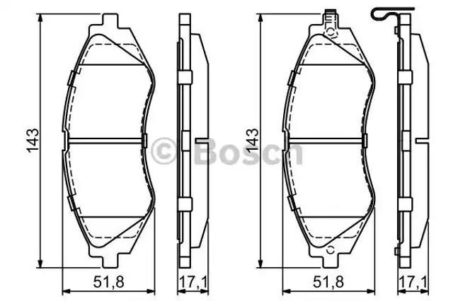 BOSCH 0986424474 Колодки тормозные передние дисковые в наличии Черновцы
