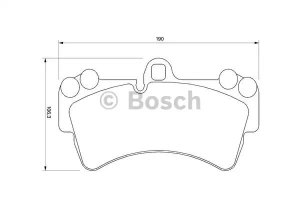 BOSCH 0986424739 Передние тормозные колодки в наличии Киев