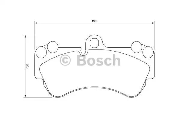 0986424740 BOSCH Колодки тормозные передние дисковые купить в Павлоград