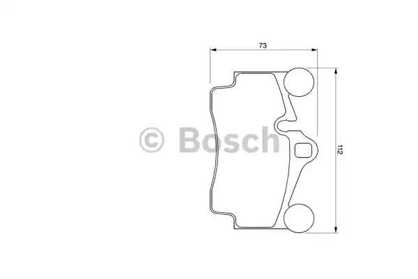 BOSCH 0986424741 Колодки тормозные задние дисковые в наличии Хмельницкий