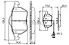 Колодки тормозные передние дисковые 0986460937 BOSCH