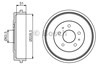 Барабан тормозной задний 0986477219 BOSCH