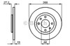 Передний тормозной диск 0986478847 BOSCH