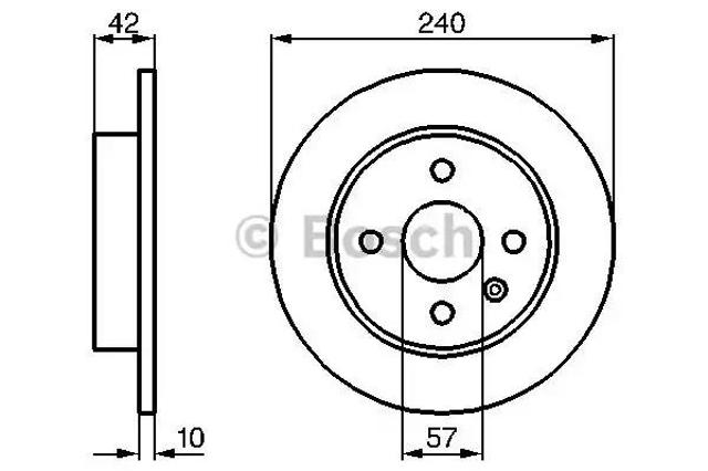 Дисковый тормоз 0986478882 BOSCH